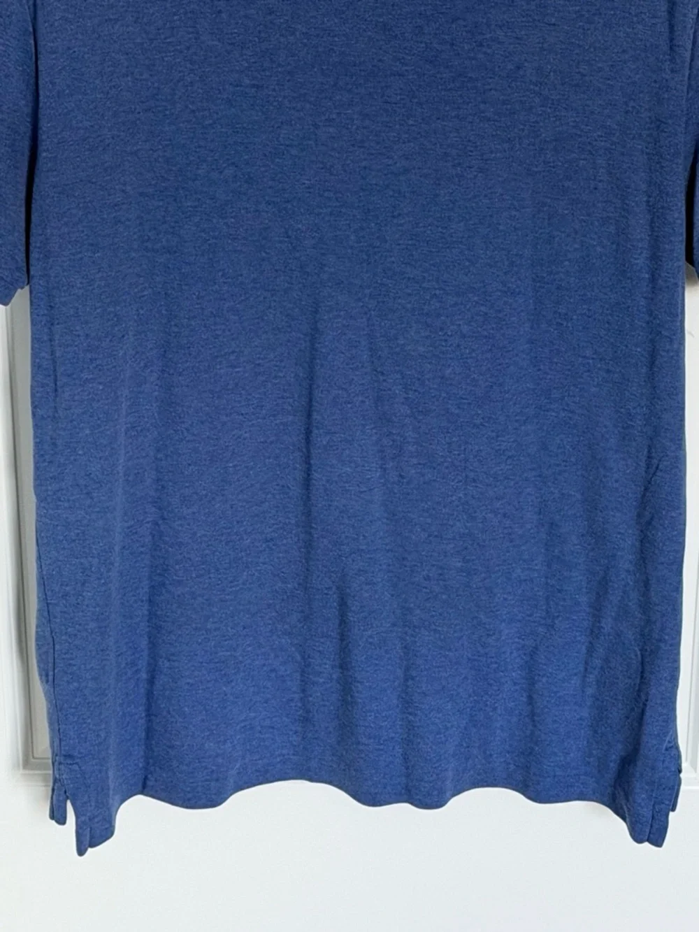 Polo by Ralph Lauren Men's Blue Custom Slim Fit Mesh Polo Medium 39812